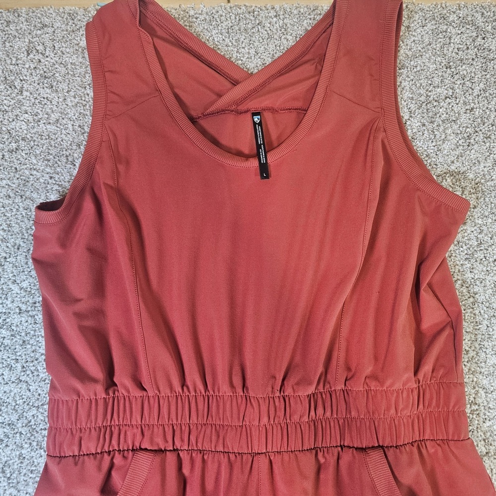 Kuhl Women's Vantage Jumpsuit Medium Large Moisture Wicking Athleisure